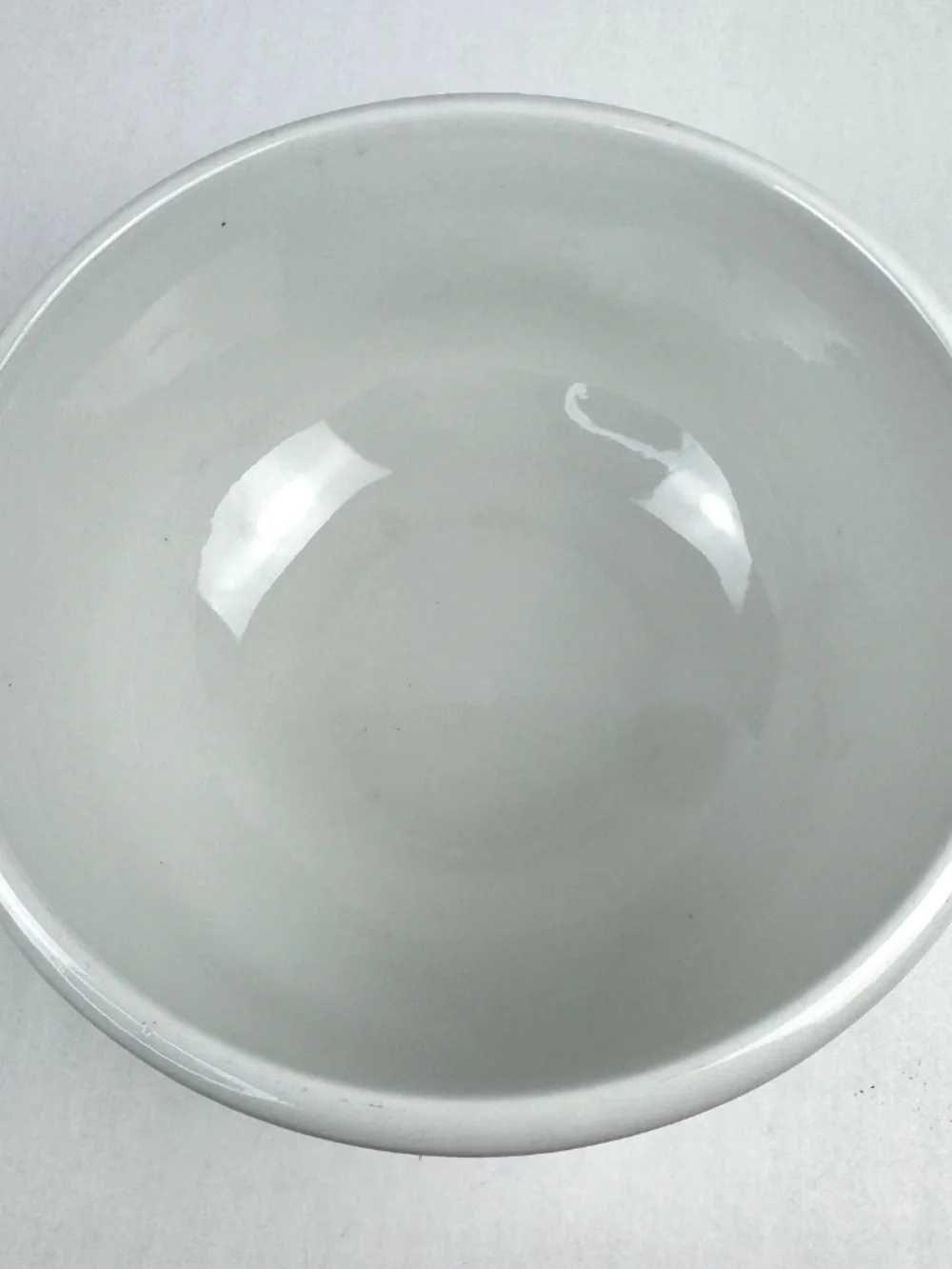 Vintage 1960s Arabia Finland Pomona Green Apple 8.5” Round Vegetable Mixing Bowl